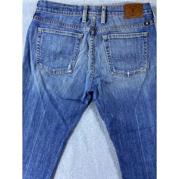 Lucky Brand Jeans Women's 28 Blue Y2K Sweet N Straight Denim Cotton Stretch - Picture 12 of 16